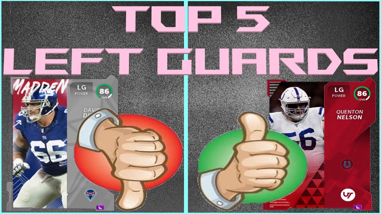 THE BEST LEFT GUARDS IN MADDEN 21 ULTIMATE TEAM! THE BEST LG'S IN THE