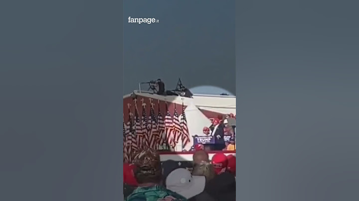 Il video dell'attentato a Donald Trump #shorts #news