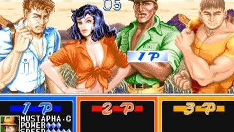 Cadillacs and Dinosaurs Mustapha Longplay (Arcade) [4K/60FPS