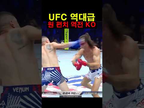 UFC 역대급 원 <strong>펀치</strong> 역전 KO