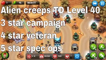 Alien Creeps TD Level 40 Without Any Extra Hero