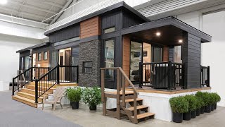 Incredibly Gorgeous Black and White Tiny House for Sale