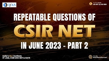 Uncovering the Secret Behind CSIR NET Success: June 2023 Edition Part 2