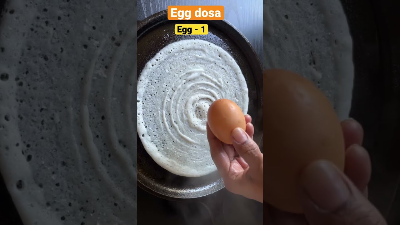 Egg Dosa In 2 Mins Shorts Eggdosa Eggrecipes Easybreakfast Omlettedosa Dosalovers Eggdosai