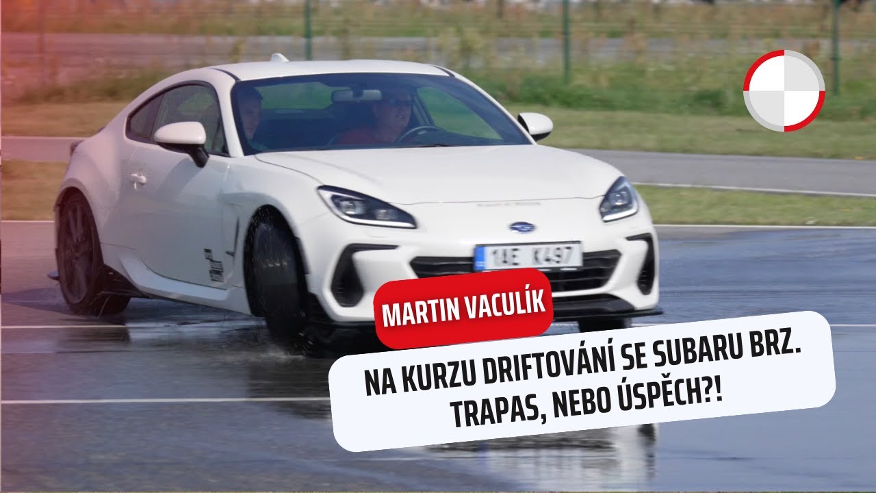 Martin Vaculík na kurzu driftování se Subaru BRZ. Šlo mu to, nebo se ztrapnil?