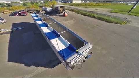 LockDown Electric Tarp System with FlexArm: tailored for End Dumps, Belt Trailers & Walking Floors