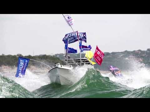 Several Boats Sink At A Trump Parade On Lake Travis In Texas Youtube
