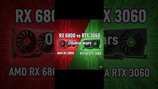 Ollama Wars - RX 6800 vs. RTX 3060 LLM battle