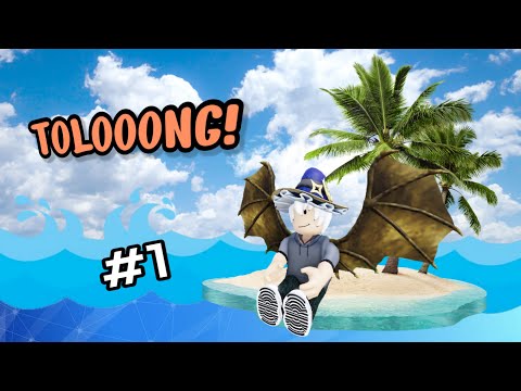 Aku tersesat di pulau terpencil.. Roblox Survival Island #1