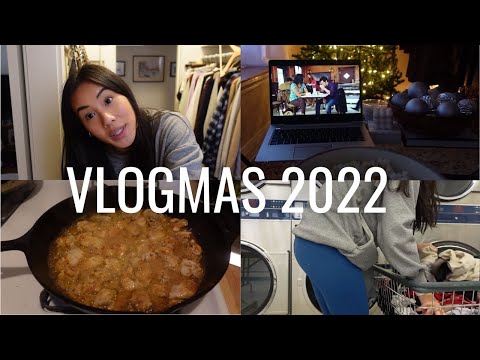 VLOGMAS DAY 8: Laundry Day & Cooking Shish Taok| isabelle michelle