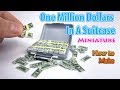 DIY Miniature One Million Dollars in a Suitcase | DollHouse | No Polymer Clay! DIY Miniature One Million Dollars in a Suitcase | DollHouse | No Polymer Clay!