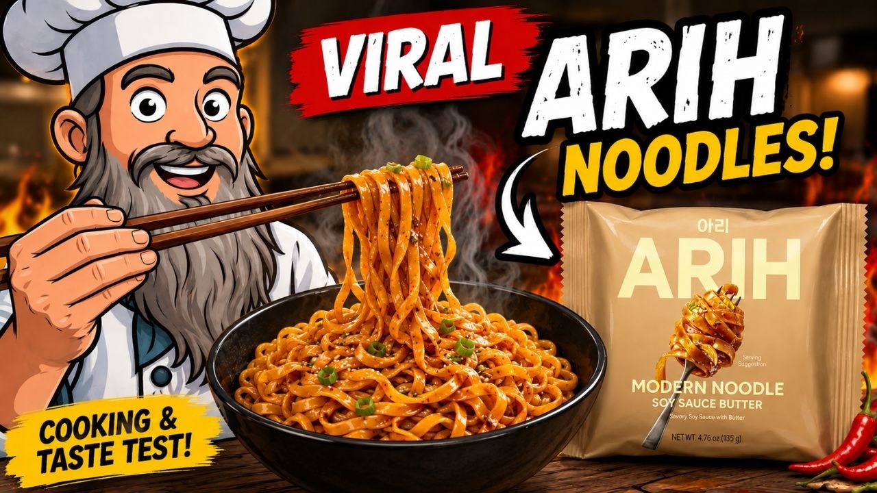 Trying VIRAL ARIH Noodles! 🍜 Are They REALLY Worth The Hype?! - YouTube