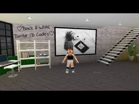 Roblox Welcome To Bloxburg Black White Tumblr Id Codes Dapandagirl Youtube - roblox welcome to bloxburg black white tumblr id codes dapandagirl