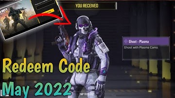 25 May Codm Redeem Code 2022 | New Redeem Code Codm | Today Redeem Code | Codm Codes 2022