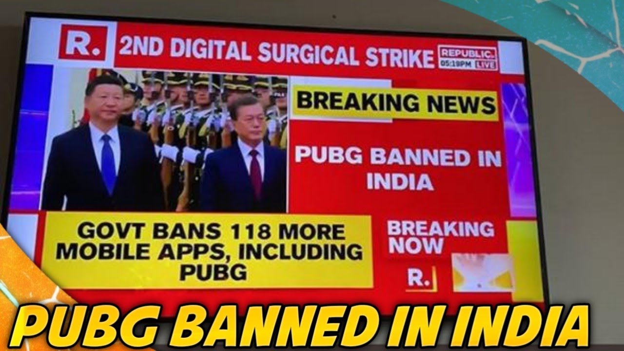 PUBG BANNED IN INDIA || GOVERNMENT BANNED PUBG AND 118 APPS IN INDIA