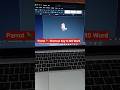Secret Trick | Parrot Shortcut Key In MS Word #computer #msword #shortcutkeys