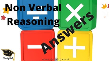 Non Verbal Reasoning Nets Answers