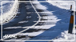 Winter weather update: Road conditions improve but thousands still without power