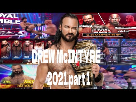 WWE DREW McINTYRE 2021 Main Match Highlights [part 1]