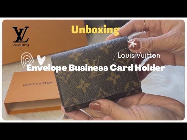 Louis Vuitton Business Card Holder Unboxing and Review ~ Underrated SLG ~  What Fits 