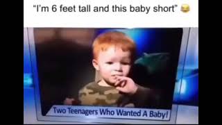 I'm 6 feet tall and this baby short meme #shorts