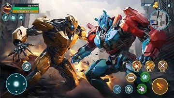 Robot City Car Battle - Optimus Prime & Bumblebee Part 1 (iOS,Android Gameplay)