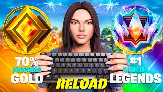 Gold to Unreal Legends Solo SPEEDRUN.. (Fortnite Reload)