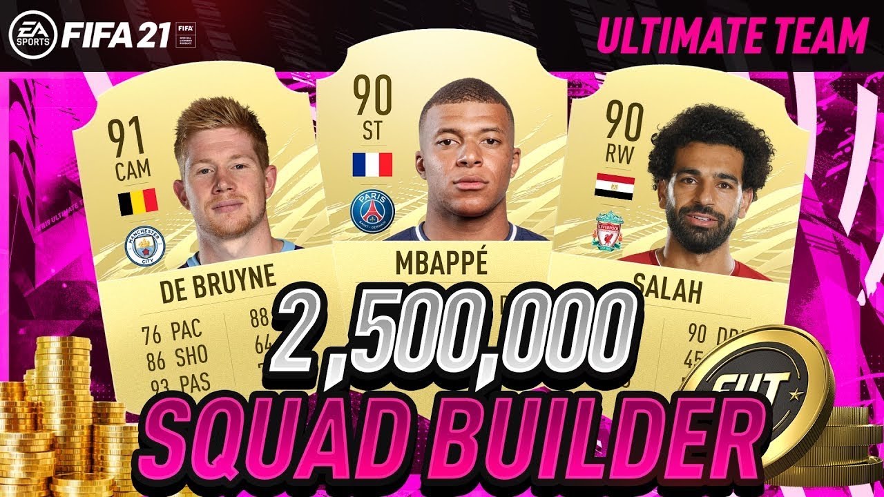 FIFA 21 FEBRUARY SQUAD BUILDER 50K, 100K, 200K, 2MIL ULTIMATE TEAM
