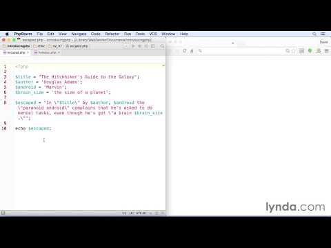 07 Using heredoc syntax to avoid problems with quotes