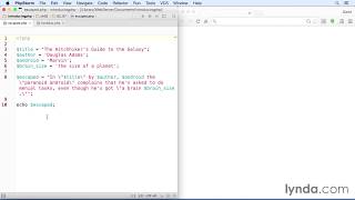 07 Using heredoc syntax to avoid problems with quotes