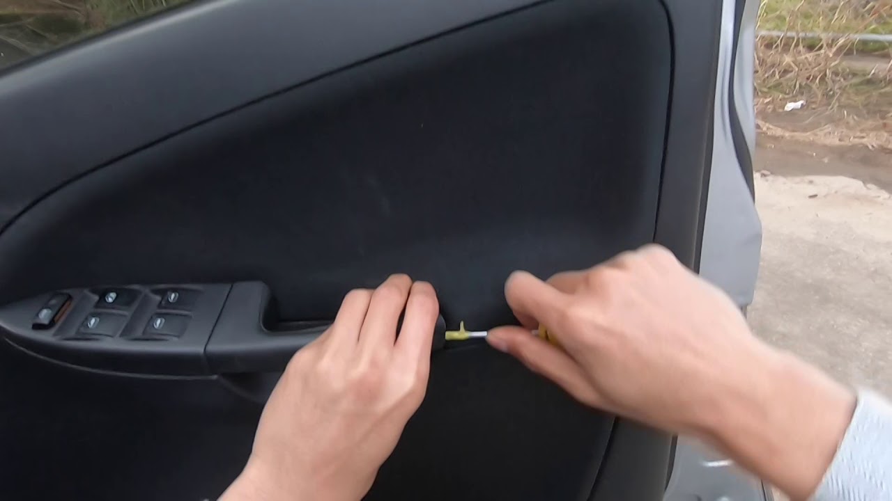 Move L150 車内のドアの持ち手の外し方 Youtube