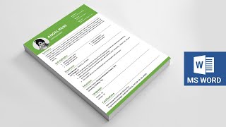 Resume Template  DOWNLOAD FREE ⬇ (2021) How to Make CV in MS Word screenshot 4