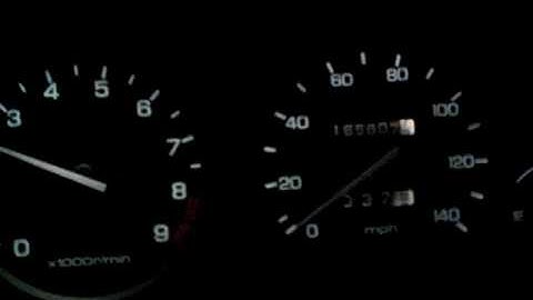 IN RAIN 1992 acura integra GSR DB2 B17A! In Vtec. TO SPEED LIMIT!