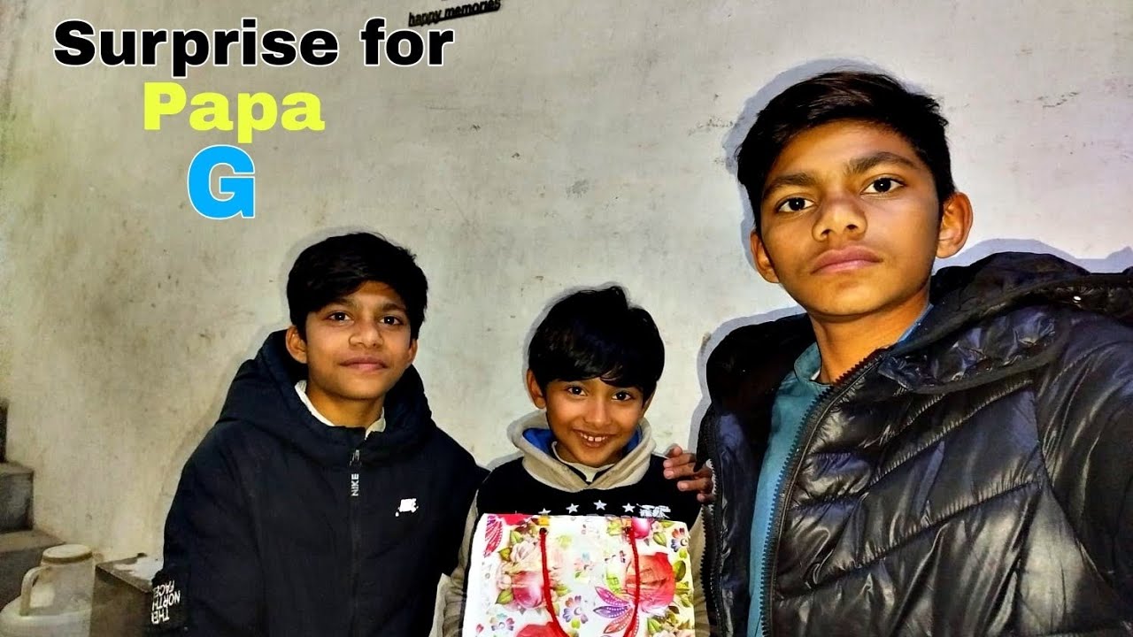 Surprise for papa G |#Subscribe for more videos #supportme |#Mughal 07 Edits |#complete 1k subsc