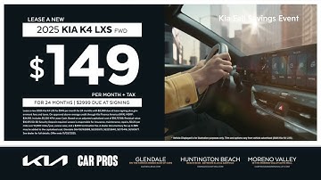 Car Pros Kia Glendale - New 2025 Kia K4 - October 2025