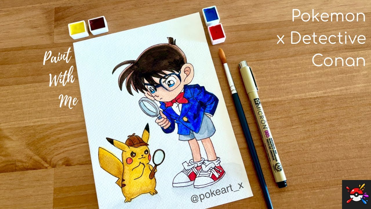 Pokemon x Detective Conan | Detective Conan x Detective Pikachu