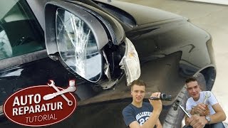 DIY Spiegelglas beim Golf 7 Jetta ersetzen demontieren Spiegel ausbauen  wechseln 