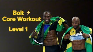 Usain Bolt EFFECTIVE abs workout