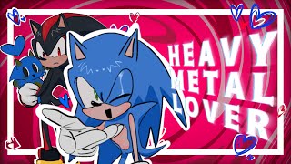 💓HEAVY METAL LOVER 💓MEME | Sonic the Hedgehog shadow the hedgehog💙🖤🦔 Resimi