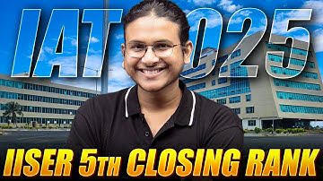 IISER 5th Round Counselling Result OUT | Cutoff Released 😱