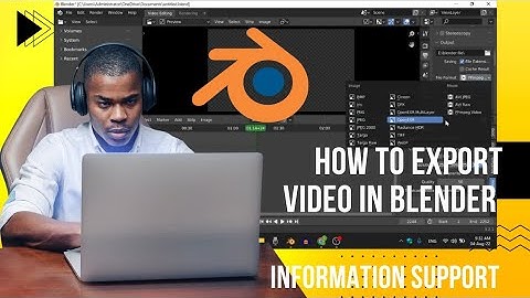 How To Export Video In Blender | blender video editor | rendering video | Information system | Hindi