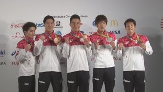 「今はすごく悔しい」 競泳坂井らが記者会見