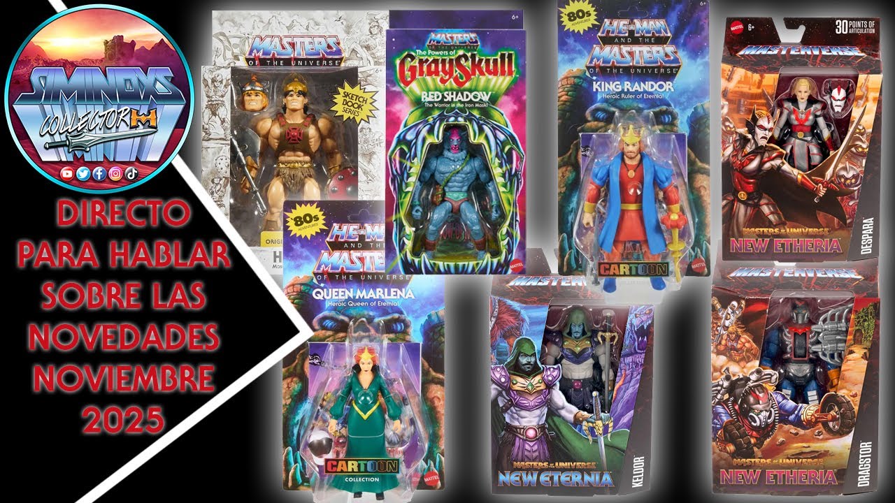 Últimas Novedades de Figuras de MOTU hasta el momento...(DIRECTO)