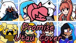 Promise but Every Turn a Different Character Sings (FNF Promise but Everyone Sings) - [UTAU Cover]