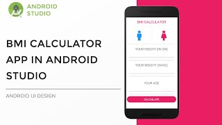 BMI Calculator app in Android Studio screenshot 3