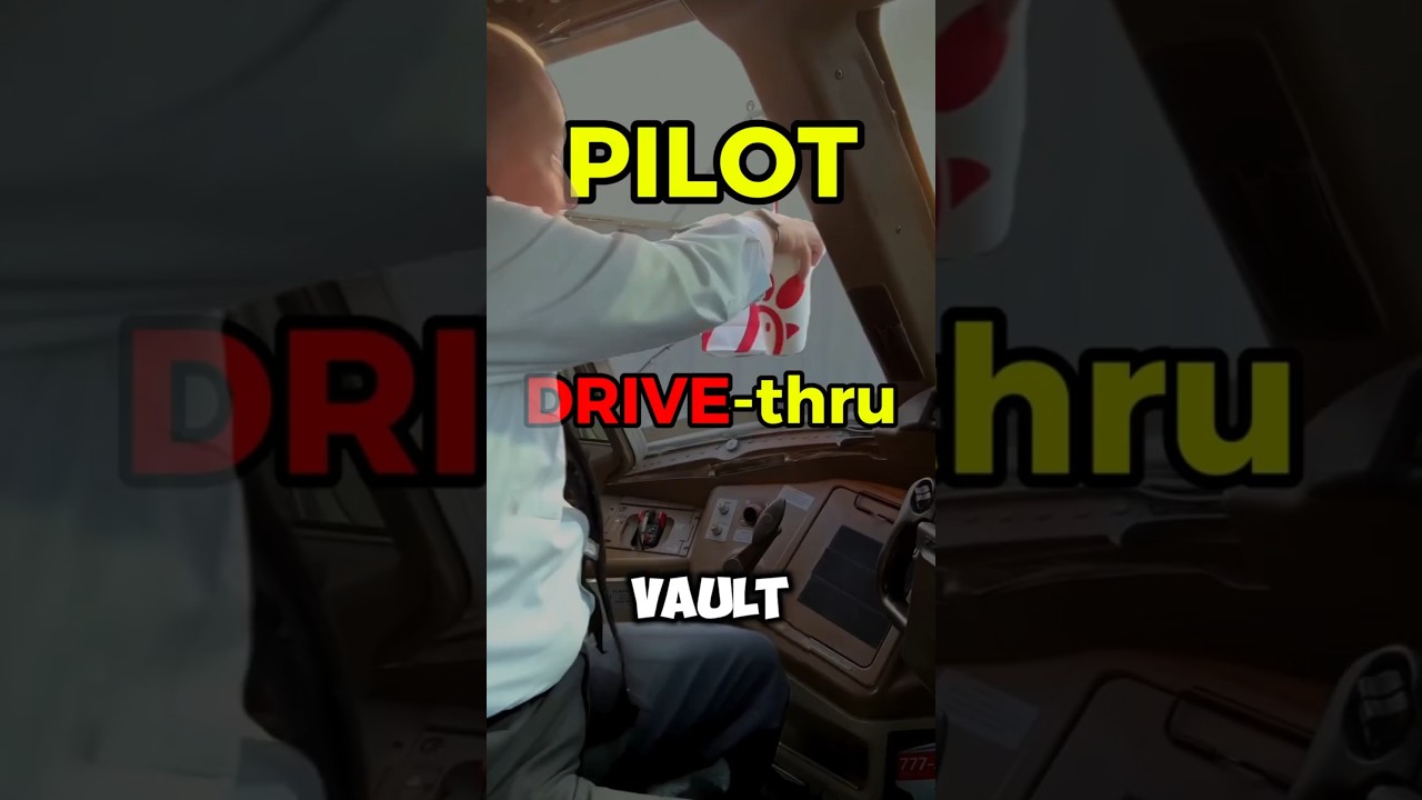 Пилот, использующий окно Drive Thru! ✈️😂