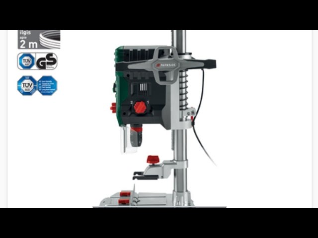 Parkside bench pillar drill with 2024 electronic speed control ptbmod 710 a1