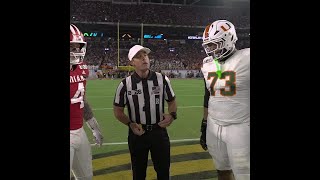 Indiana wins the opening coin toss for the National Championship 🏆