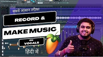 How To Record & Make Music On Vocals From Scratch (Stock Plugins) - Fl Studio With Kurfaat