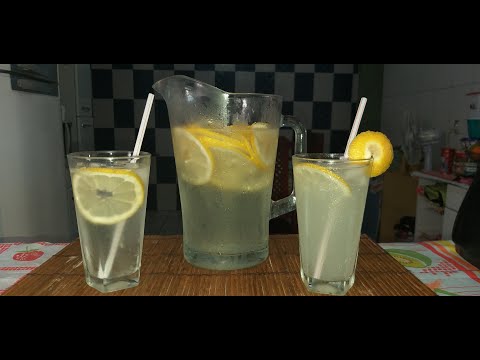 Como Fazer Agua Saborizada de Limão Siciliano
